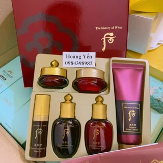 [ MỚI NHẤT] Set Whoo đỏ bổ sung tân dịch ngăn ngừa lão hóa da (Ja Saeng Esssence Special Gift set) 6 sản phẩm