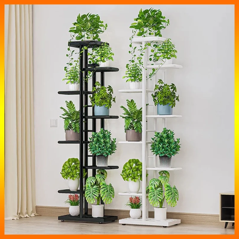 【Local shop】hiện đại nhiều kệ hoa trang trí cây cảnh kệ hoa 9 tầng ngoài trời sân vườn ban công trang trí giá sắt