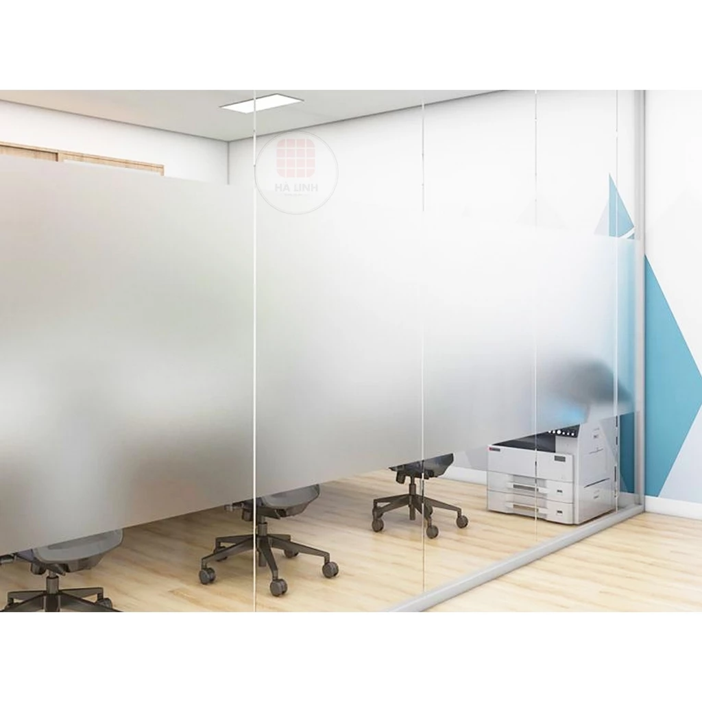 Giấy dán kính mờ chống nhìn trộm văn phòng, decal mờ dán kính cửa sổ nhà tắm phòng ngủ khổ 1.2mx0.5m