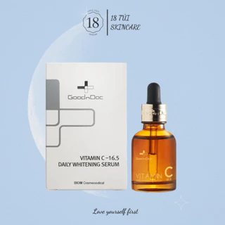 Serum dưỡng sáng mờ thâm nám Goodndoc Vitamin C-16.5 Daily Whitening Serum 30ml