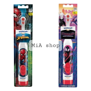 Bàn chải pin Người Nhện Spiderman Spinbrush Mỹ cho bé