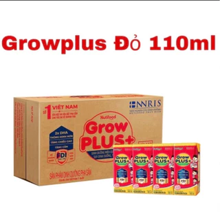 Thùng Sữa Bột Pha Sẵn Grow Plus Nutifood 110ml