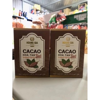 Cacao hòa tan 3 in 1 Hoàng Gia ( 15 gói * 25g)