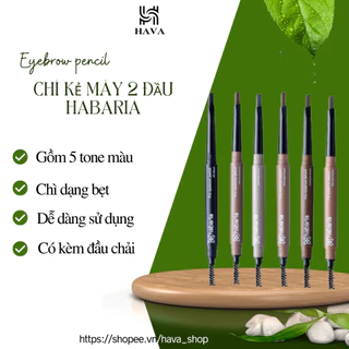 Chì kẻ mày 2 đầu Habaria Pro EyeBrow Pencil HAVA SHOP