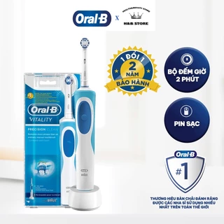 Bàn Chải Điện Oral-B Vitality Hàng Chính Hãng Chăm Sóc Răng Miệng Loại Bỏ Mảng Bám