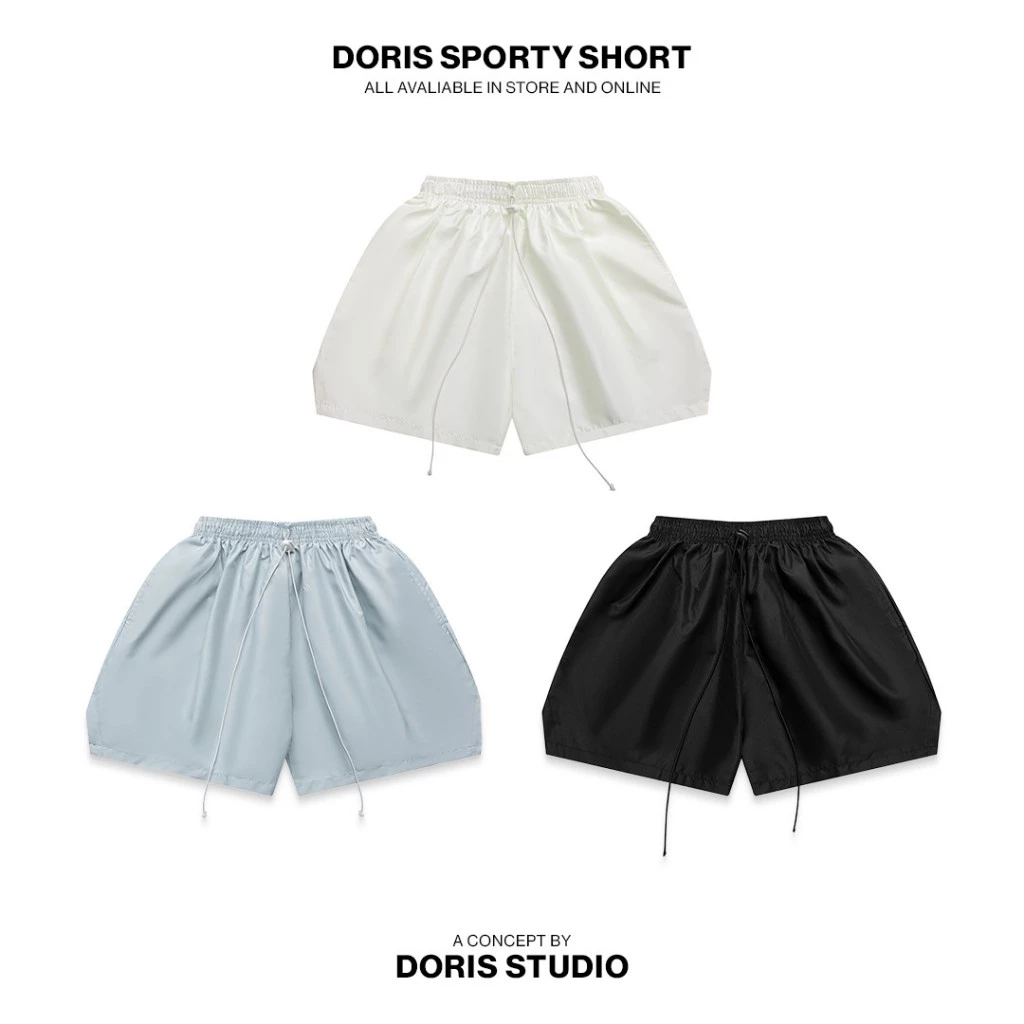 Quần short dù DORIS ® SPORTY SHORT VER 2 / 3 màu.