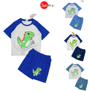 Đồ bộ bé trai, đồ bộ trẻ em chất thun cotton, size 1-12 tuổi, có nhiều màu - SUNKIDS