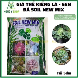 Giá thể trồng kiểng lá - đất trồng sen đá - xương rồng NewZita Soil New Mix - 5dm3 ~ 2kg, cây mọng nước