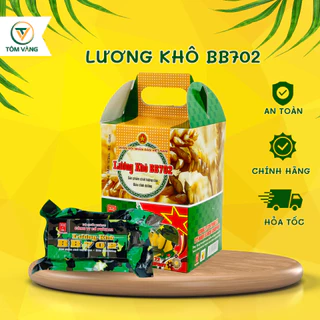 Lương khô bộ binh bb702 - Tổng Kho Lương Khô Tôm Vàng - Hộp 700g