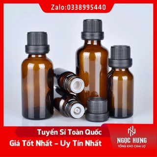 Lọ Đựng Tinh Dầu 🏵️ Lọ Thủy Tinh Nắp Vặn Nhỏ Giọt 50ML/100ML Dùng Chiết Tinh Dầu, Serum, Mỹ Phẩm Du Lịch Tiện Lợi