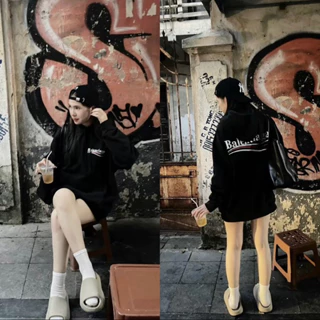 Hoodie Bá lèn Nỉ Bông Dày Dặn Đủ Tag