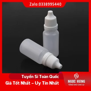 Chai Lọ Nhựa Nhỏ Mũi - Chai Nhựa Nhỏ Mắt 5ML, 10ML, 20ML Vỏ Chiết Mực, Đựng Cồn, Mỹ Phẩm