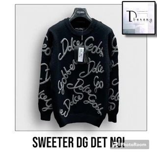 ⚜️[HÀNG CAO CẤP] - Áo Len D&G - Sweeter Len DG Logo Embroidered  Dệt Nổi Quanh Áo Bản Best Chất Len Dày Dặn