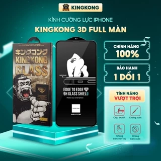 Kính cường lực iphone KingKong 3D Full màn 6plus/7plus/8/8plus/x/xs/xs max/11/12 pro/11 promax / 12 promax/13promax