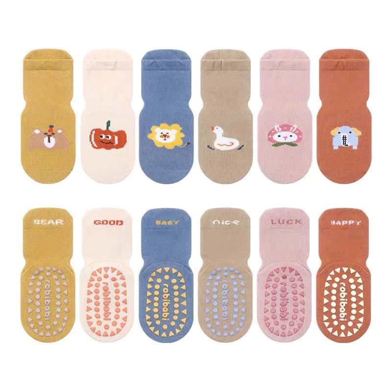 Set 5 - Đôi Tất Hình Thú BABY SOCK Cho Bé 0-3 Tuổi