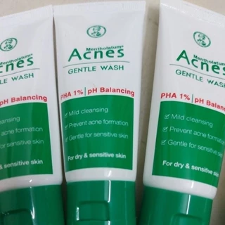 Gel rửa mặt ngăn ngừa mụn - Acnes Gentle Wash 25g hàng mini size