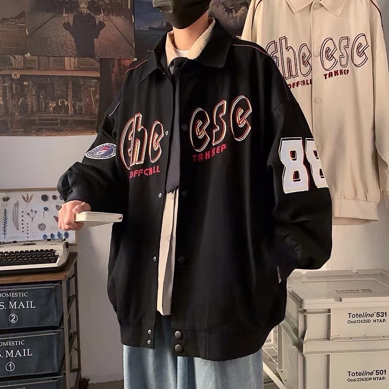 Áo khoác bóng chày dáng rộng thêu chuẩn i hình phong cách retro siêu xịn xò , chuẩn hàng quảng châu COOL STORE M942