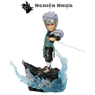 Mô hình Naruto đệ nhị senju Tobirama chibi - Cao 11cm - rộng 9cm - nặng 120gram - Figure Naruto - có hộp màu