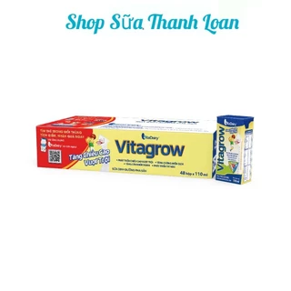 [HSD T1-2025] [Có Thẻ Cào] Thùng 48 Hộp Sữa Pha Sẵn Vitagrow Hộp 110ml.