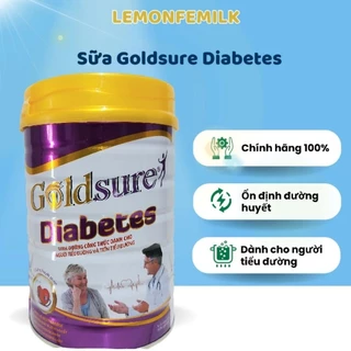 Sữa Goldsure Diabetes (tiểu đường và tiền tiểu đường) lon900g