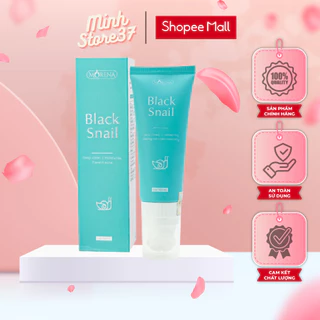 Sữa Rửa Mặt Morena Black Snail HUYỀN PHI 100ml Chính Hãng Có Đầu Cọ Làm Sạch Sâu Dưỡng Mịn Da