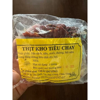 200gr thịt kho tiêu chay loại 1