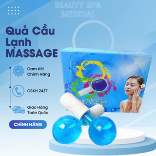 Quả Cầu Lạnh MASSAGE thư giãn mặt Thiết Bị Spa Chính Hãng