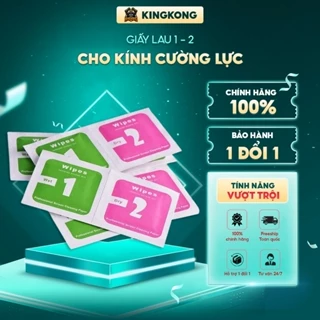 Giấy lau 1 2 Khô Ướt cho Kính Cường Lực, lau sạch màn điện thoại, Hiểu Minh Store