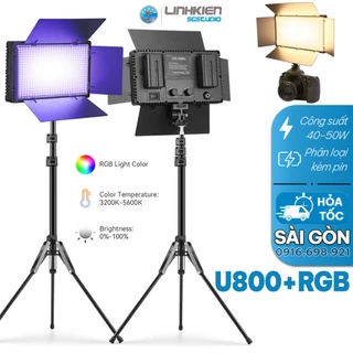 Đèn LED 50W U600 U800 RGB Chỉnh Màu ,Đèn Chụp Ảnh Phòng Thu Ánh Sáng Quay Video Chiếu Sáng Chụp Ảnh- Quay Video