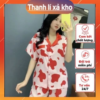 {THANH LÝ} 40-60ký Đồ Bộ Tay Ngắn Quần Dài VẢI MANGO LOẠI 1, SET ĐỒ PIJAMA,  Đồ Bộ Mặc Nhà, Đồ Ngủ Dài, Đồ Bộ Nữ