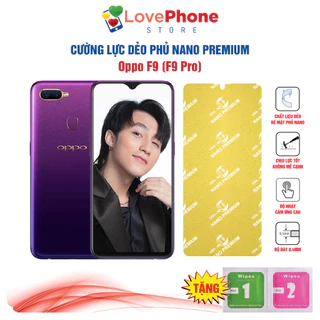 Cường lực Oppo F9 (F9 Pro) dẻo phủ Nano Premium chống xước bảo vệ màn hình - Love Phone