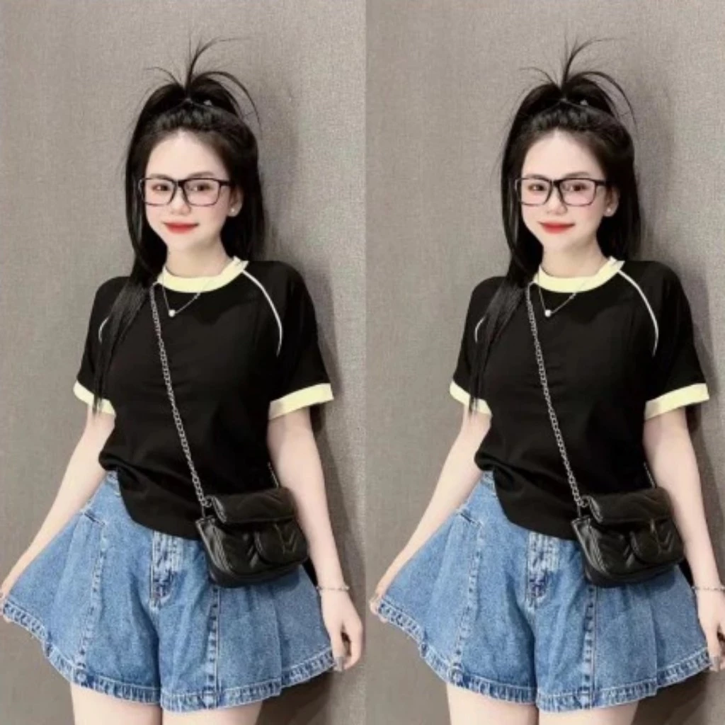 Áo thun nữ tay lỡ chất cotton khô 3158 dáng BABYTEE TRƠN phong cách Hàn Quốc THUUNISEX M1166