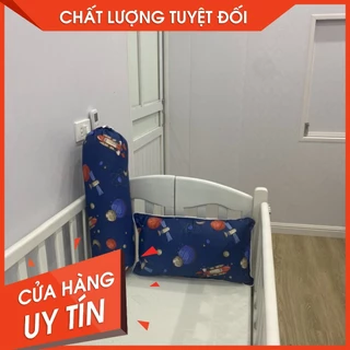 Gối ôm và gối đầu cho trẻ 0-3 tuổi chất liệu cotton thô