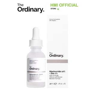 Serum The Ordinary Niacinamide 10% + Zinc 1% giảm mụn giảm thâm, se khít lỗ chân lông 30ml/60ml bản Canada