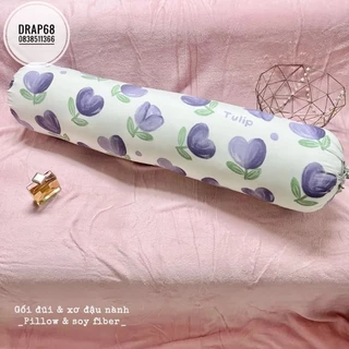 Gối Ôm Người Lớn Cotton Đũi Cao Cấp - Kích Thước 35×100cm