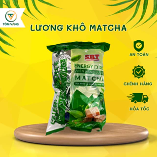 Lương khô matcha trà xanh SBT - Tổng Kho Lương Khô Tôm Vàng - gói 500g