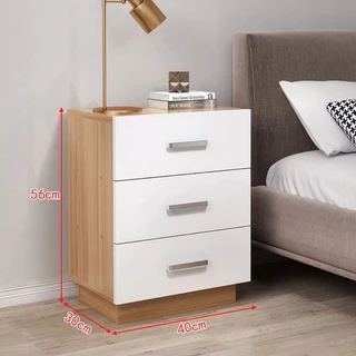 tủ đầu giường tab gỗ mdf cao cấp 3 ngăn kéo