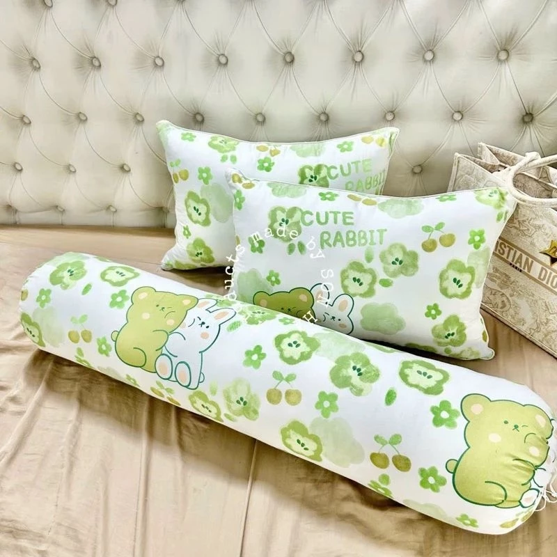 Vỏ ôm cotton poly kích thước 30x105cm nhiều mẫu ngộ nghĩnh