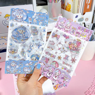 Sticker cung hoàng đạo set 4 tấm