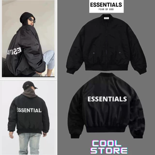 Áo Bomber Phao Jecket ESSENTIALS siên dày chuẩn hàng cao cấp , tag mác đầy đủ , hàng quảng châu COOL STORE