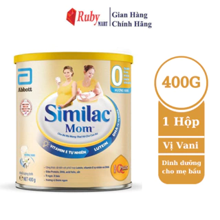 [Date T8/25] Sữa bột Similac Mom IQ 400G hương vani bổ sung dinh dưỡng cho bà mẹ mang thai và cho con bú