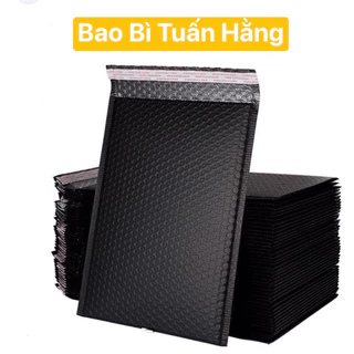 Túi Gói Hàng Niêm Phong Màu ĐEN BaobituanHang Túi Bóng Khí Chống Sốc Chống Nước Túi Giá Rẻ Đủ Size