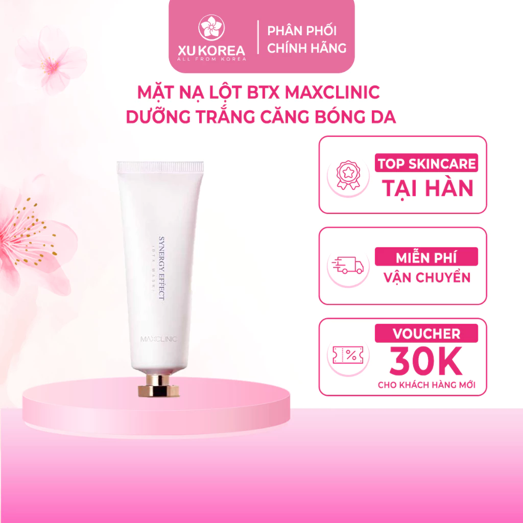 Mặt Nạ Lột BTX Maxclinic Dưỡng Trắng Căng Bóng Da Chính Hãng Hàn Quốc