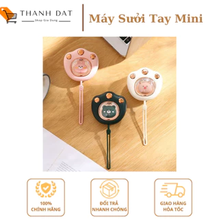 Máy sưởi ấm mini cầm tay mini hình chân mèo Pin sạc 2400Mah 4 tiếng sử dụng