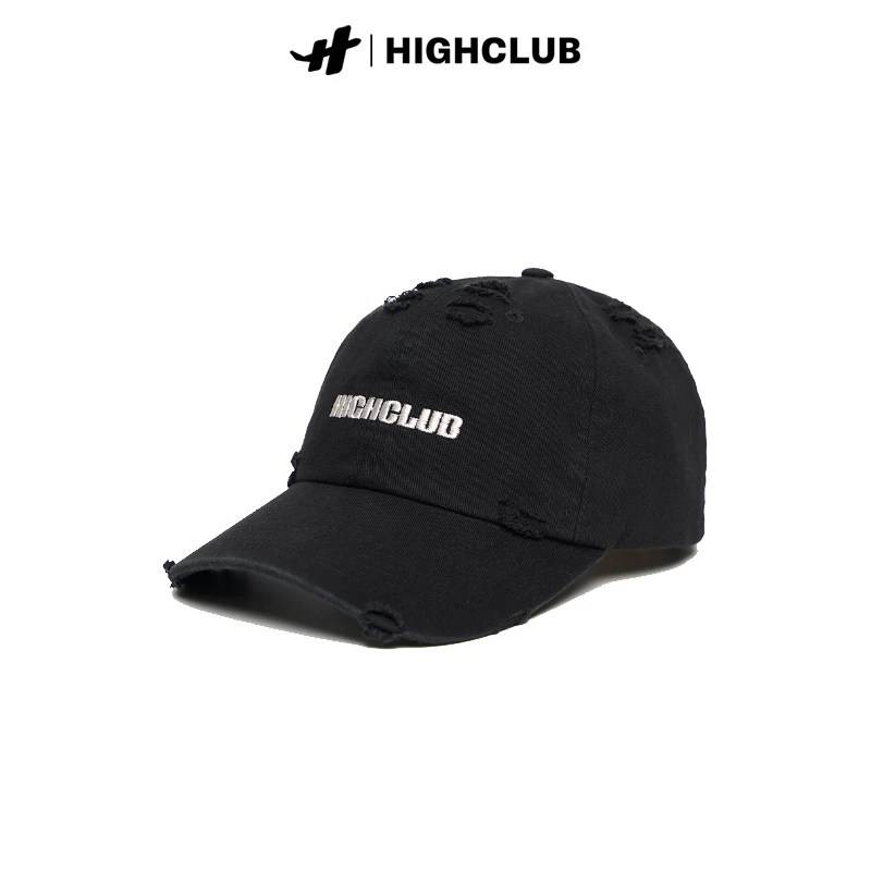 NÓN/MŨ HIGHCLUB CRAZY CAP ĐEN RÁCH