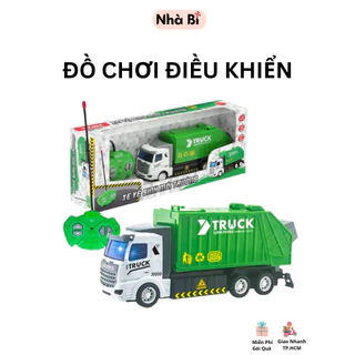 Đồ Chơi Xe Điều Khiển Từ Xa - Xe Chở Rác Vệ Sinh Môi Trường - DK81091