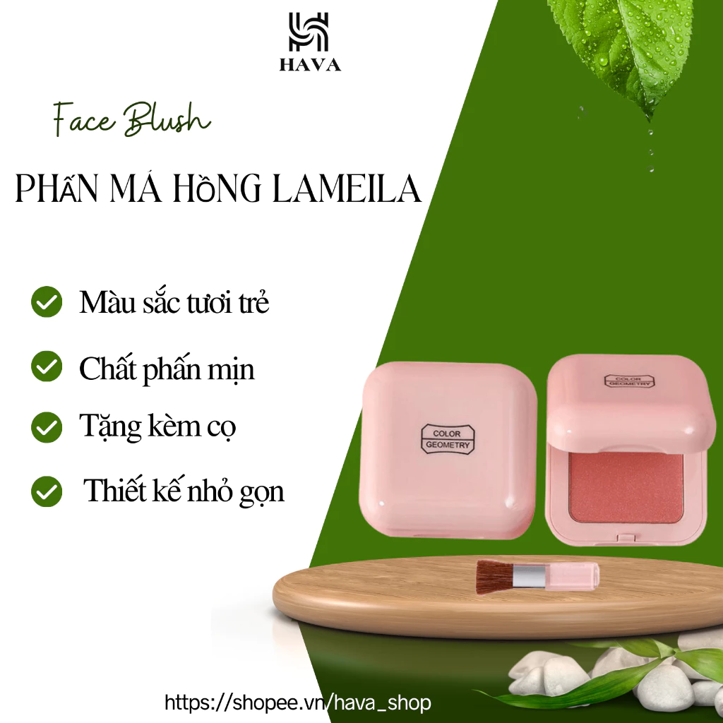 Phấn Má Hồng Lameila Gốm Vitality Blush HAVA SHOP