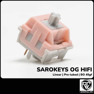 SAROKEYS Saro OG HIFI - Switch Saro OG HIFI Linear Prelube mượt dùng cho bàn phím cơ