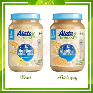 Hũ dinh dưỡng Alete ăn dặm cho bé 190g date 2.2025