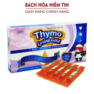 Siro tăng sức đề kháng Thymo Lysine Gold - bổ sung kẽm và các vitamin giúp bé ăn ngon, tiêu hóa khỏe, đề kháng tốt